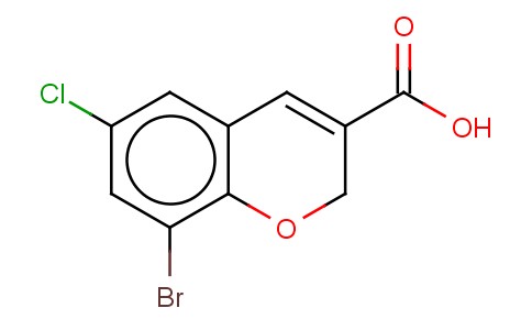 8-BROMO-6-CHLORO-2H-CHROMENE-3-CARBOXYLIC ACID